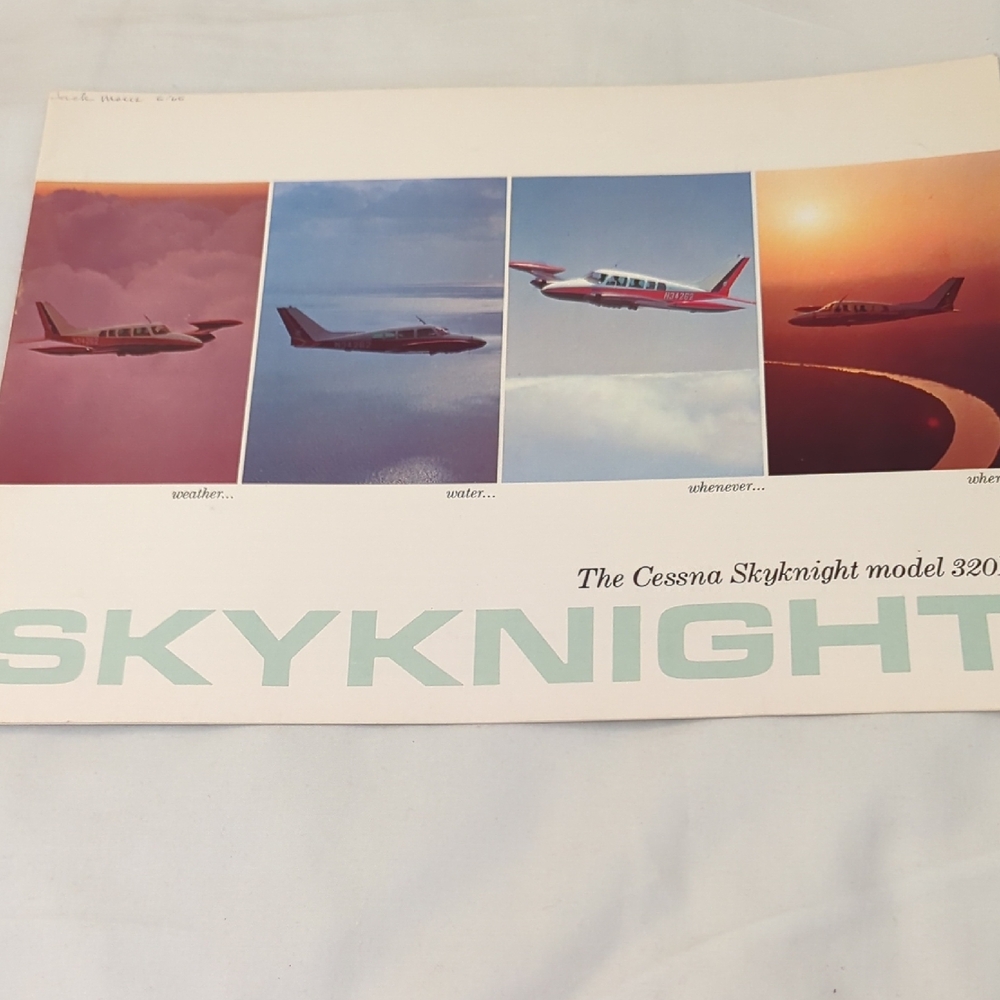 Cessna Skyknight 320B Brochure 1964
